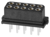 5+5 Pos. Female DIL Vertical Throughboard Conn. for Latches - M80-8501042 - Harwin Plc