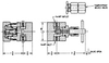 Pressure Compensated Adjustable Constant Flow Control Valve, T-Handle -- B2222-1