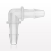 Elbow Connector, Barbed, Natural - 61677 - Qosina Corp.