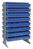 Bins & Systems - Super Tuff Euro Drawers (QED Series) - Sloped Shelving Systems - Double Sided Pick Racks - QPRD-5678 - Image