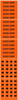 Brady B-946 Black on Orange Vinyl Self-Adhesive Pipe Marker - 2 1/4 in Height - 1/2 in Character Height - 2 3/4 in Length - Printed Msg = BLEACH LIQUOR with Right Arrow - 7325-3C - 754473-66740 - R. S. Hughes Company, Inc.