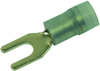 Terminal, Spade/fork, #6, Crimp, Blue; Product Range Multicomp Pro - 34P2358 - Newark, An Avnet Company