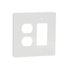 Keystone Faceplates, Frames - 4008-SQWS802452WH-ND - DigiKey