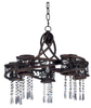 2538AC-C Mid. Chandeliers-Drum Shades - 331964 - Capital Lighting, Inc.
