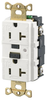Connector, Power Entry, Rcpt, 20A, 125Vac, White; Connector Type Hubbell Wiring Devices - 16M8713 - Newark, An Avnet Company