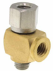M5 Male Thread to Two Female M5 Threads, Street Tee Adjustable Position Adapter - M5TM-M5 - Beswick Engineering Co., Inc.