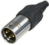 Cable End Top Series 3 Pin Male - Nickel/gold - Ip 65 And Uv Rated Rohs Compliant Neutrik - 95AC5296 - Newark, An Avnet Company