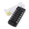 Blue Sea Systems 5035 ST Blade Fuse Block, 6 Independent Circuits with Cover - Bulk Packaging -- 78156B - Image