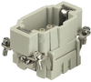 Heavy Duty Insert, Plug, 6Pos+Pe, 14Awg; Product Range Harting - 67AC7071 - Newark, An Avnet Company
