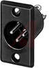 XLR Receptacle; Male; Gold; 0.868 in.; 0.745 in. - 70214162 - Allied Electronics, Inc.