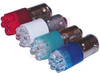 Lamp;LED;T-3 1/4;Mini Bayonet(BA9s);Green;Clear;28V;11mA;3400mcd;100K Hrs;NonPol - 70082283 - Allied Electronics, Inc.