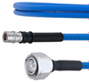 Low PIM 4.3-10 Male to QMA Male Plenum Cable SPP-250-LLPL Coax in 100 cm and RoHS with LF Solder - FMCA1795-100CM - Fairview Microwave Inc.