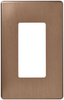 Decorative Finish Screwless Wall Plates with Decorator Openings -- SW26BB - Image