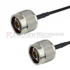 N Male to N Male Cable LMR-100 Coax in 12 Inch and RoHS Compliant - FMC0101100LF-12 - Fairview Microwave Inc.