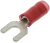Terminal, Spade/fork, #6, Crimp, Red; Product Range Amp Te Connectivity - 66H7032 - Newark, An Avnet Company