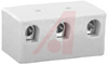 Terminal Block, Ceramic; 3 Pole, 76 A, 300 V, 22-6 AWG, Ceramic, w/Mtg Holes - 70077105 - Allied Electronics, Inc.