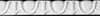 Plaster Ornament, Egg & Dart - 801-09A - Deco Craft USA