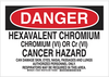 Chemical & Hazardous Material Sign - 126254 - Brady Corporation