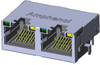 Rj45 Conn, R/a Jack, 8P8C, 2Ganged, Th; Modular Connector Type Amphenol Communications Solutions - 65AJ9887 - Newark, An Avnet Company