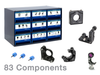 Optical Mounts and Accessories Kit, 25.4 mm, 83 Components, Metric - M-OMK18 - Newport MKS