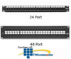 Leviton eXtreme 10G CAT 6A QuickPort Patch Panel - 6910G-U48 - TelephoneStuff.com