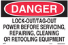 Brady Prinzing B-401 Polystyrene Rectangle White Lockout / Tagout Sign - 14 in Width x 10 in Height - 42130 - 754473-42130 - R. S. Hughes Company, Inc.