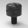 100pcs Milvent Plastic M4x0.7-4 Breather Screw in Protective Air Vent Plug Waterproof and IP68 -- MIV-04B - Image