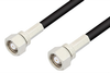 75 Ohm SMC Plug to 75 Ohm SMC Plug Cable 48 Inch Length Using 75 Ohm PE-B150 Coax - PE3388LF-48 - Pasternack
