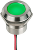Led Panel Indicator, Green, 22Mm, 12Vdc Rohs Compliant Apem - 65AH9491 - Newark, An Avnet Company