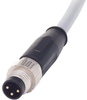 Sensor Cable, 4P, M8 Plug-Free End, 1M; Connector Type A Harting - 94X0018 - Newark, An Avnet Company
