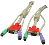 6' DB15HD M-M & PS/2 M-M SVGA KVM Cable - 85-092 - Computer Network Accessories, Inc.