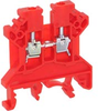 Terminal Block; Feed-Through; DIN Rail;35 mm; 43 mm L x 45 mm H; 5 mm; RED - 70077726 - Allied Electronics, Inc.