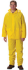 PIP 205-370FR Yellow 4XL Polyester/PVC Rain Suit - 2 Pockets - Fits 64 in Chest - 34 in Inseam - 616314-12782 - 616314-12782 - R. S. Hughes Company, Inc.