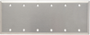 Blank Plate -- Box Mounted, Six Gang, 302 Stainless Steel -- SS63 - Image
