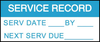 Label, Service Record, 16 X 38Mm, Pk350; Label Type Multicomp Pro - 15R3187 - Newark, An Avnet Company