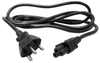 6ft Brazil Power Cord NBR14136 Male Plug to IEC60320-C5 Female -- P-0414-06B - Image
