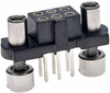 17+17 Pos. Female DIL Vertical Throughboard Conn. Reverse Fix - M80-4063442 - Harwin Plc