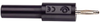 Connector Adaptor, Banana, 1, Jack, Mini Banana, 1, Plug Rohs Compliant Pomona -- 51X2231