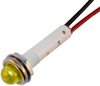 Panel Mount Indicator, Led, 9.65Mm, Yellow, 14V; Led Color Wamco - 86T5761 - Newark, An Avnet Company