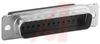 AMPLIMITE D-Sub Plug w/Grounding Indents;25 pos.,Size 3,HDP-20,Tin Plated,Crimp - 70082674 - Allied Electronics, Inc.