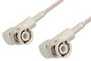 BNC Male Right Angle to BNC Male Right Angle Cable 36 Inch Length Using RG316-DS Coax - PE3389-36 - Pasternack