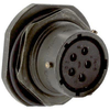 Jam Nut Connector, Receptacle, Size 14, 5 Position, Panel; Product Range Amphenol Industrial - 88J5336 - Newark, An Avnet Company