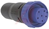 Connector, Cable; Socket; 6; 46 mm (Max.); 5 A; 125 V AC/DC; 5 Milliohms (Max.) - 70098880 - Allied Electronics, Inc.