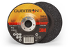 3M Cubitron II Type-Q Ceramic Aluminum Oxide Depressed Center Grinding Wheel - 5 in Dia 7/8 in Center Hole - Thickness 1/4 in - 12,250 Max RPM - 78467 - 051115-78467 - R. S. Hughes Company, Inc.
