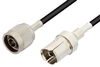 N Male to GR874 Sexless Cable 12 Inch Length Using RG223 Coax, RoHS - PE3170LF-12 - Pasternack