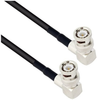 BNC Male Right Angle to BNC Male Right Angle Using Flexible RG58 Coax Cable 12
