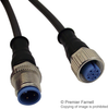 Sensor Cable, Amp, M12 Sensor Straight 4 Position Plug, M12 Sensor Straight 4 Position Receptacle Rohs Compliant Te Connectivity - 49Y4531 - Newark, An Avnet Company