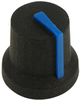 Soft Touch Knob, Rubber, Blk/blu, 16.2Mm; Shaft Type Multicomp Pro - 02AH4551 - Newark, An Avnet Company