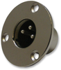 Plug, Xlr, 3Way, Panel, Black; No. Of Contacts Multicomp Pro - 37AJ1296 - Newark, An Avnet Company