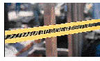 Woven Barricade Tape (B-903; Black and Yellow; (black & yellow horizontal warning stripes)) -- 754476-91172